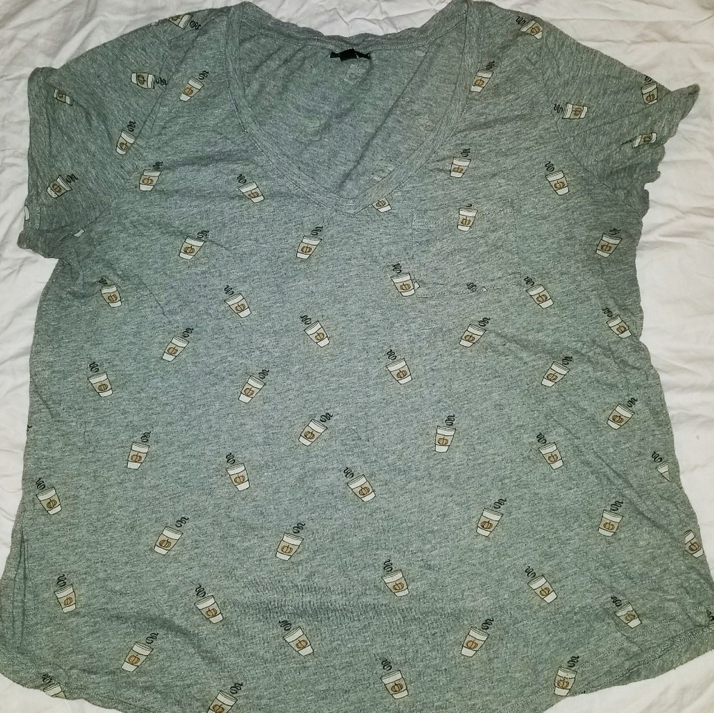 Torrid V neck pumpkin spice